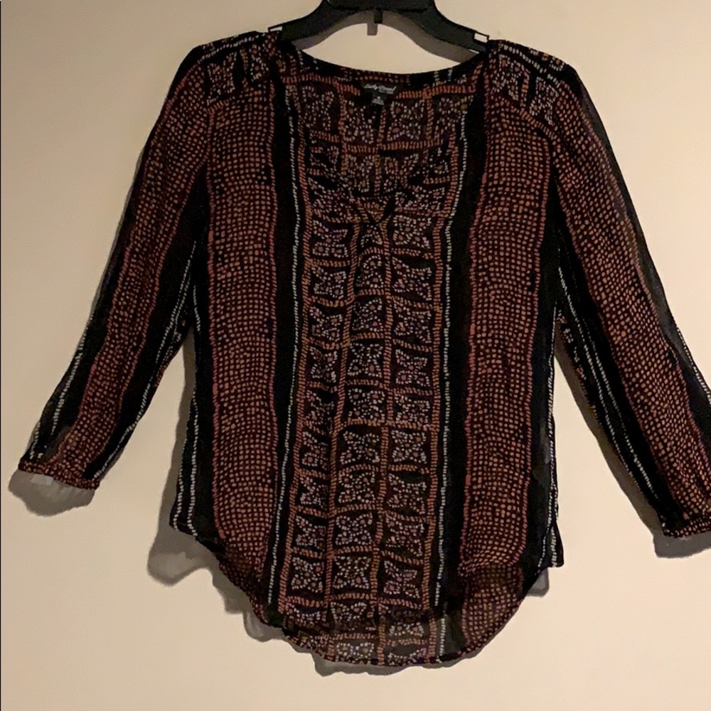 Chiffon Lucky Brand floral top